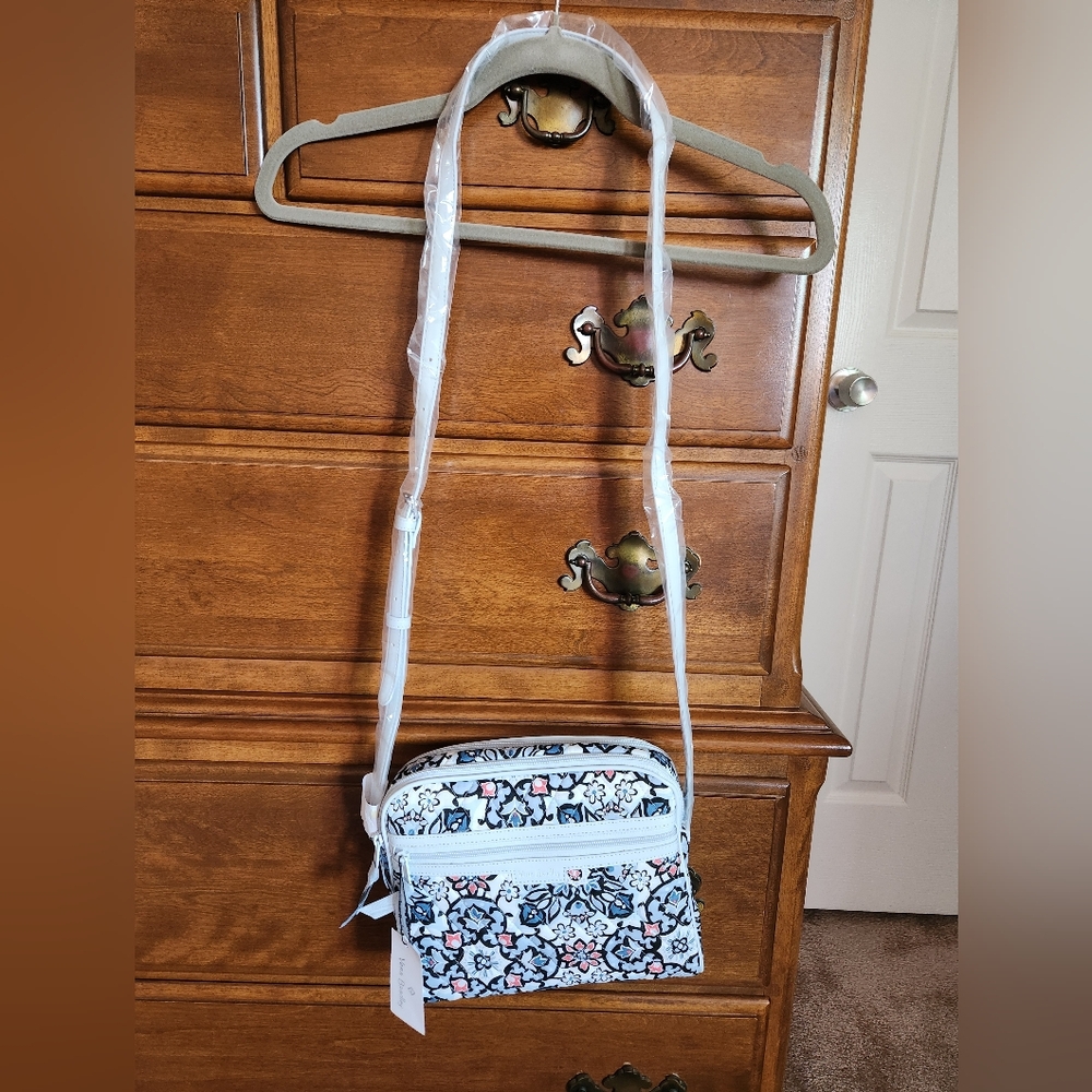 Vera Bradley Lisbon Medallion Trimmed Crossbody